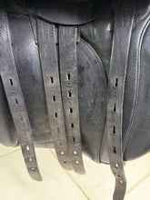 Load image into Gallery viewer, 17” Wide Native Pony/Comfort Saddles WH Saddle - Black