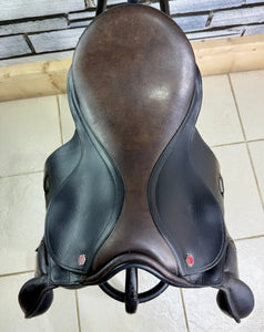 16” Wide Albion Selecta Pony GP/Jump Saddle - Brown