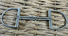 Load image into Gallery viewer, 5” Double Twisted Wire ‘W’ Mouth Dee Snaffle Bit