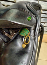 Load image into Gallery viewer, 16 1/2” XXW Ideal Suzannah Dressage Saddle -Black- Giant Blocks - Mega Wide!