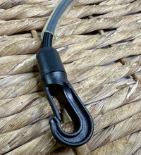 Load image into Gallery viewer, Stay-Clean Platic Covered Bungee Elastic Fillet String with Clips