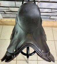 Load image into Gallery viewer, 15” Wide Chase English Pony GP Saddle - Brown - Deep Seat