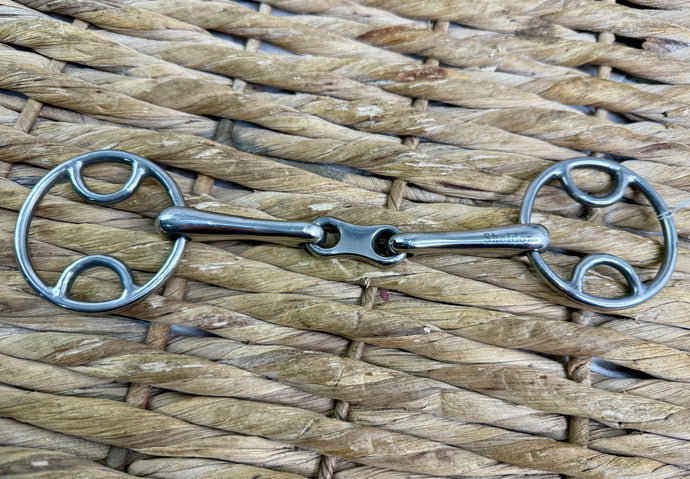 Small Ring Wilkie Loop Ring French Link Snaffle Bit - 4”-6” - Diddy Pony