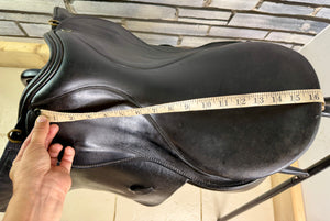 16 1/2” Medium Farrington Burford Event GP Saddle - Black