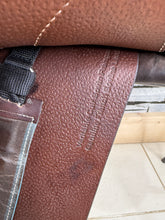 Load image into Gallery viewer, 18 1/2” MW Voltaire Stutgartt Double Flap Jump Saddle - Brown