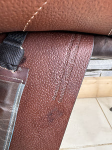 18 1/2” MW Voltaire Stutgartt Double Flap Jump Saddle - Brown