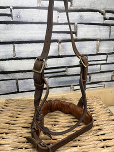 S/H English Leather Lunge Cavesson - Cob