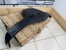 Load image into Gallery viewer, S/H 48” Padded Leather Stud/Jumping Stud Girth-Black