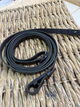 Load image into Gallery viewer, S/H Jeffries 3/4” Leather Traditional Reins -Brown- Full