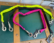Load image into Gallery viewer, Bungee Tie -Stable/Trailer- Quick Release Velcro Safety System -Panic Clip- Double End Clip