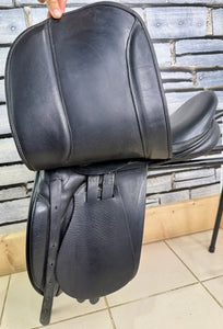 17” Wide-XW Ideal Ramsey Show/WH Saddle - Black