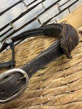 Load image into Gallery viewer, S/H Black Padded Leather Headcollar &amp; Poll Guard - Full