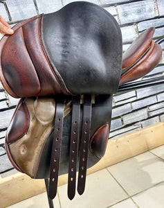 16 1/2” MW Stubben Juventus Jump Saddle - Brown