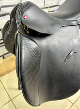 Load image into Gallery viewer, 17 1/2” Medium Jeffries Falcon Event GP Saddle - Black