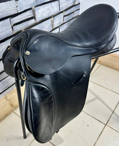 17” Wide Ideal Classic GP Saddle - Black