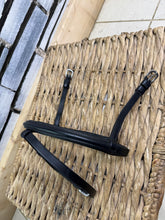 Load image into Gallery viewer, S/H Double Buckle Comfort Flash Noseband - Black - Pony