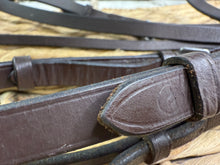 Load image into Gallery viewer, S/H Clinchered Flash Snaffle Bridle - Brown - Full