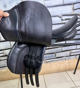 16” MW Equisport/Paul Jones Pony GP/Jump Saddle - Black