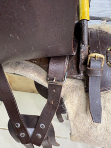 15” MW Kids Seaside Donkey/Pony Ride Saddle - Brown