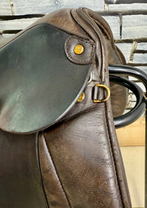 16” Medium Barrie Swain English Pony GP Saddle - Black