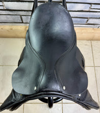 Load image into Gallery viewer, 12 1/2” Wide English Tiny Pony GP Saddle - Black - Child’s First Saddle