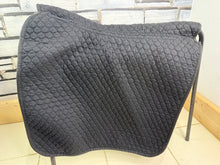 Load image into Gallery viewer, S/H 2 x Nuumed Cotton Dressage Saddlecloths - Black - L