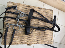 Load image into Gallery viewer, S/H English M&amp;M Complete Pelham Bridle - Brown - LargePony/Cob