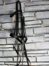 Load image into Gallery viewer, S/H English M&amp;M Complete Pelham Bridle - Brown - LargePony/Cob