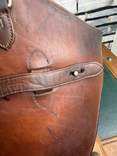 Load image into Gallery viewer, 50”/125cm Treadstone Elasticated Leather Stud/Jumping Stud Girth-Brown/Tan