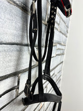Load image into Gallery viewer, S/H Thorowgood Conform Comfort Web Flash Bridle - Black - TB