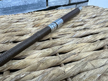 Load image into Gallery viewer, In-Hand Welsh Cob Dealer Show Whip with Plaited Thong - Brown/Black