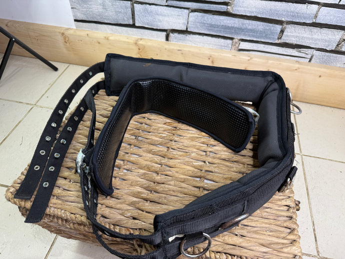S/H Waffle Padded Breaking/Training Roller - Black - Cob