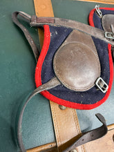 Load image into Gallery viewer, Leather &amp; Wool Knee Boots -Full/Large - Brown/Navy/Red - Melton