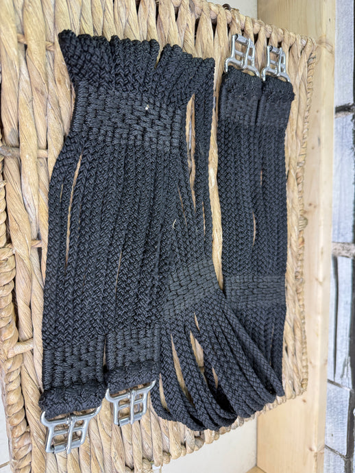 S/H 50” Stubben Cord Anti-Chafe Girth - Black