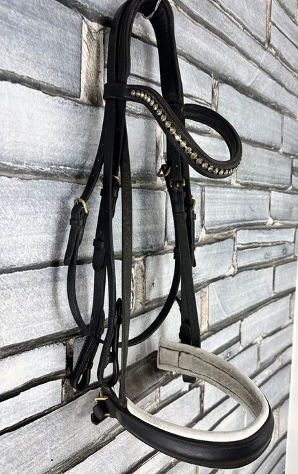 S/H Padded Comfort Double Bridle - Full