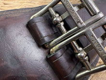 Load image into Gallery viewer, S/H Brown Soft Leather Short Event/Dressage Girth-24”