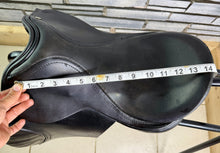 Load image into Gallery viewer, 14 1/2” Wide English Pony GP Saddle - Black - Sec A/Shetland - Tiny Tot