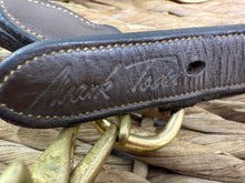 Load image into Gallery viewer, S/H Mark Todd Padded Leather Headcollar - Cob - Brown/Brass