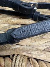 Load image into Gallery viewer, S/H Hunter Cavesson Snaffle Bridle -Black- Pony