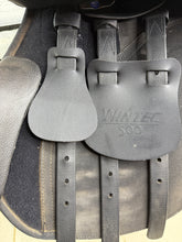 Load image into Gallery viewer, 17 1/2” Wide/Changeable Gullet Wintec 500 GP Saddle - Black