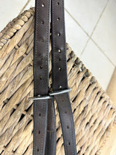 Load image into Gallery viewer, S/H Stubben 56” Heavy Duty Stirrup Leathers &amp; 4 3/4” Irons