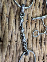 Load image into Gallery viewer, S/H Job Lot of Four X 5 1/2” Bits-Tom Thumb/Waterford/Snaffle