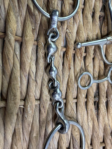 S/H Job Lot of Four X 5 1/2” Bits-Tom Thumb/Waterford/Snaffle