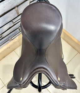17” Narrow Albion K2 Dressage Saddle - Brown
