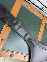 Load image into Gallery viewer, 54”/135cm Devoucoux Elasticated Leather Stud/Jumping Stud Girth-Black - Soft Padding