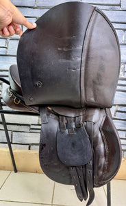 16 1/2” XW Saddleworld/L.A. Jones GP Saddle - Brown