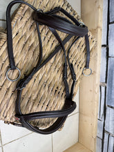 Load image into Gallery viewer, S/H Easytrek Leather CrossUnder Bitless Bridle - Brown - Cob