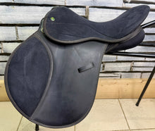 Load image into Gallery viewer, 15” Wide Eclipse Pony GP Saddle - Black - Lightweight - Unused!