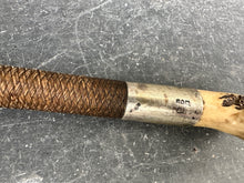 Load image into Gallery viewer, Gents Vintage Braided Hunt Whip with Thong