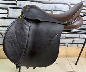 16 1/2” XW Saddleworld/L.A. Jones GP Saddle - Brown